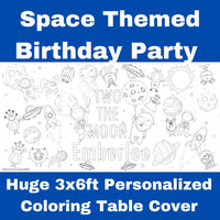 Space Coloring Tablecloth - BIG FRENCHIES