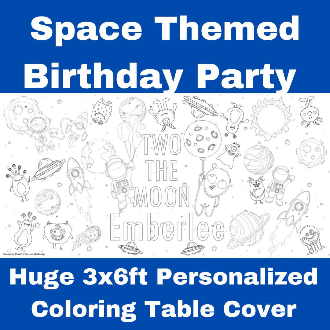 Space Coloring Tablecloth - BIG FRENCHIES