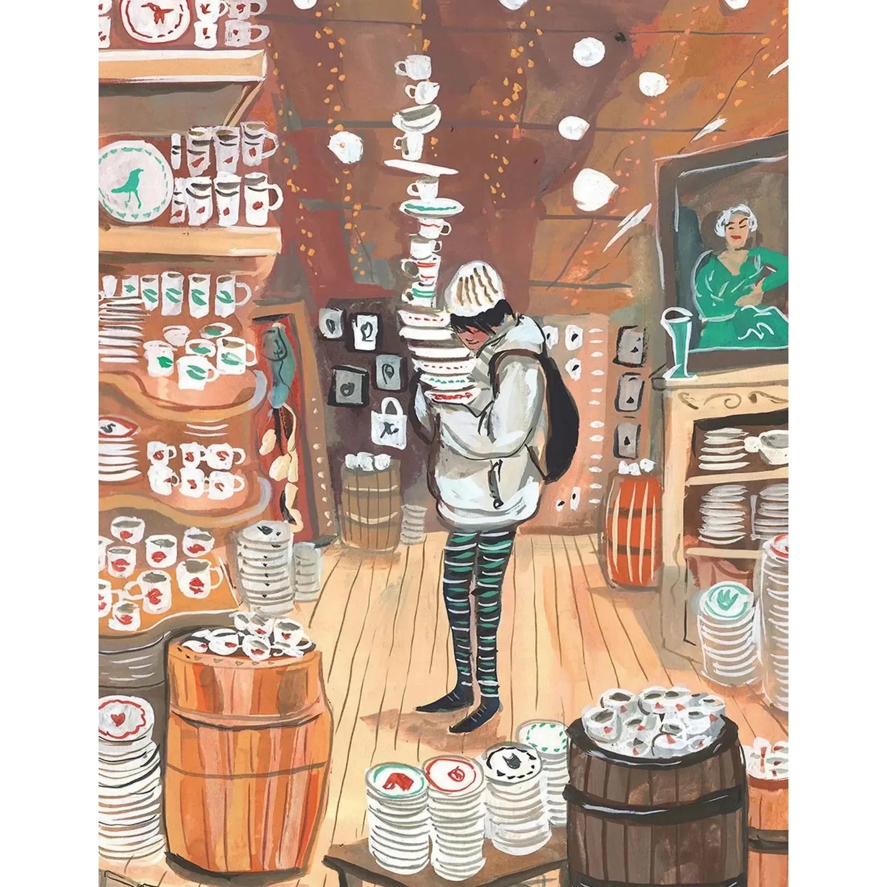 Dish Store 100 Piece Mini Jigsaw Puzzle NYPC - BIG FRENCHIES