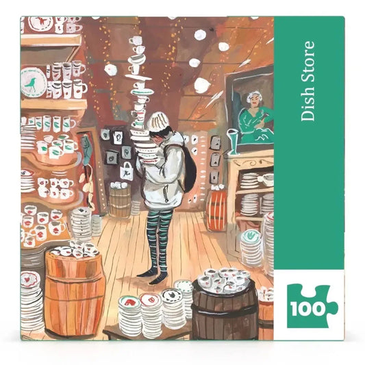 Dish Store 100 Piece Mini Jigsaw Puzzle NYPC - BIG FRENCHIES
