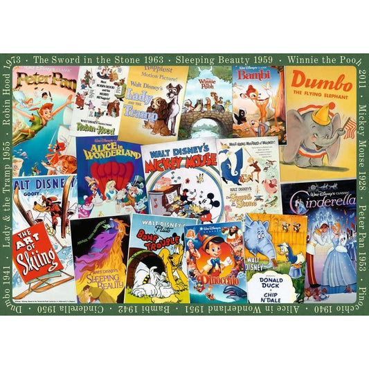 Disney Vintage Movie Posters 1000 Piece Jigsaw Puzzle Ravensburger