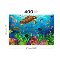 Diving Paradise 400 Piece Wood Jigsaw Puzzle Wooden City