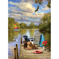 Dog Day Afternoon 1000 Piece Jigsaw Puzzle Cobble Hill - BIG FRENCHIES