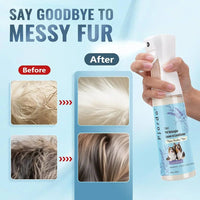 Dog Detangler Grooming Spray Leave-In Conditioner for Tangles & Shedding 10oz