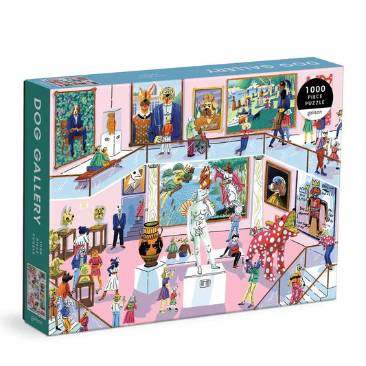 Dog Gallery 1000 Piece Jigsaw Puzzle Galison - BIG FRENCHIES