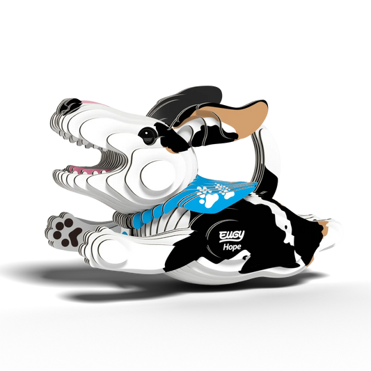 Dog Hope 3D Cardboard Model Kit Eugy