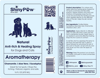Dog Itch Spray Hot Spot Relief Aloe Eucalyptus Skin Treatment Made USA 16oz