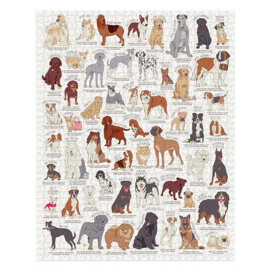 Dog Lover's 1000 Piece Jigsaw Puzzle Ridley - BIG FRENCHIES