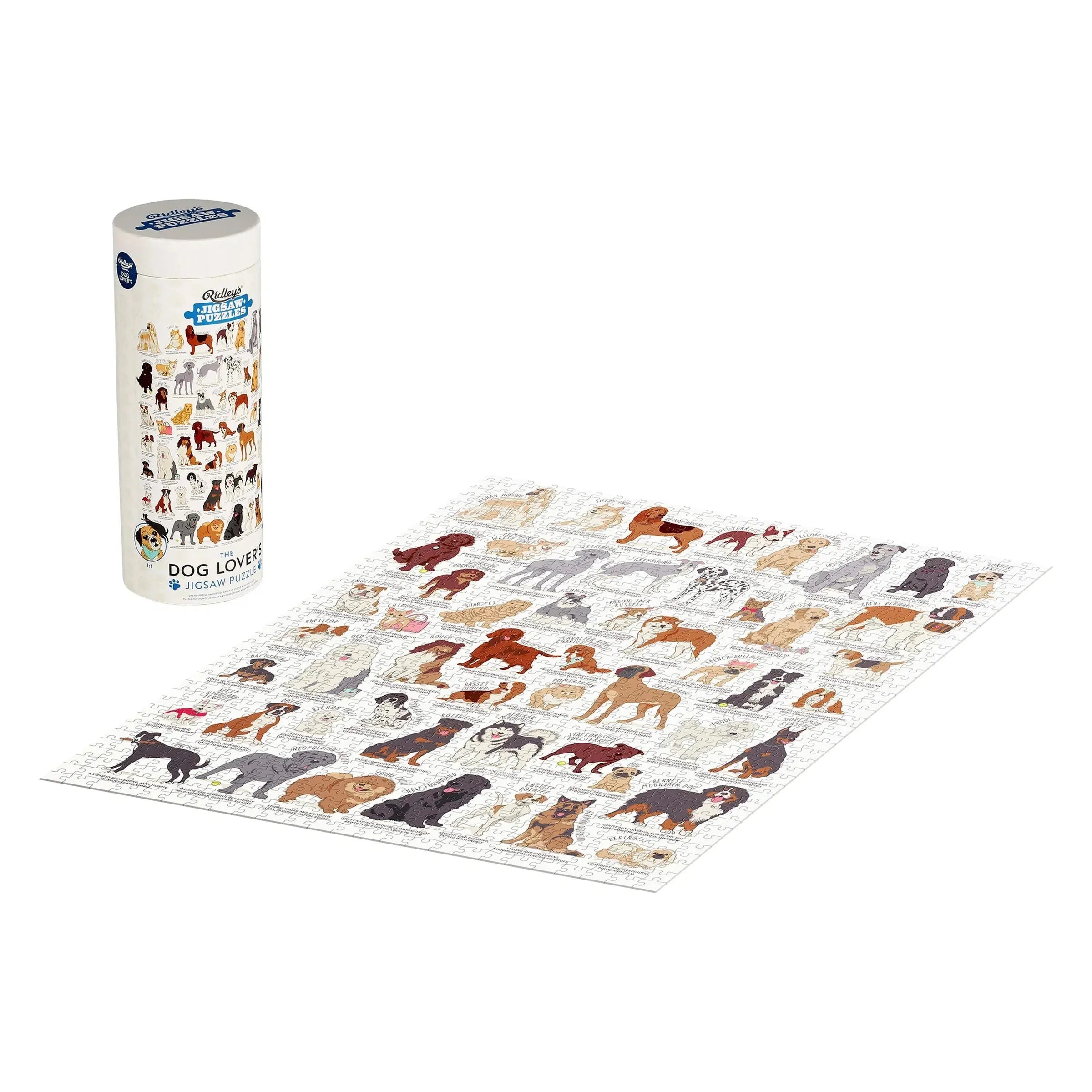 Dog Lover's 1000 Piece Jigsaw Puzzle Ridley - BIG FRENCHIES