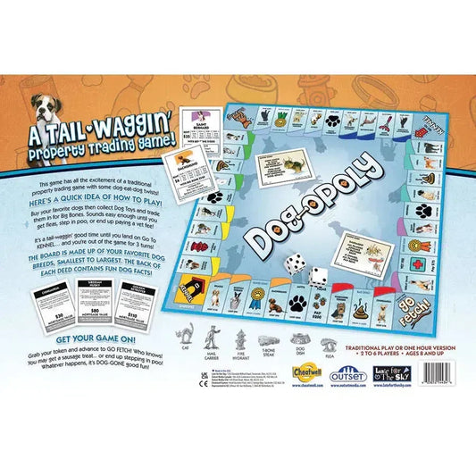 Dog-Opoly Board Game Outset