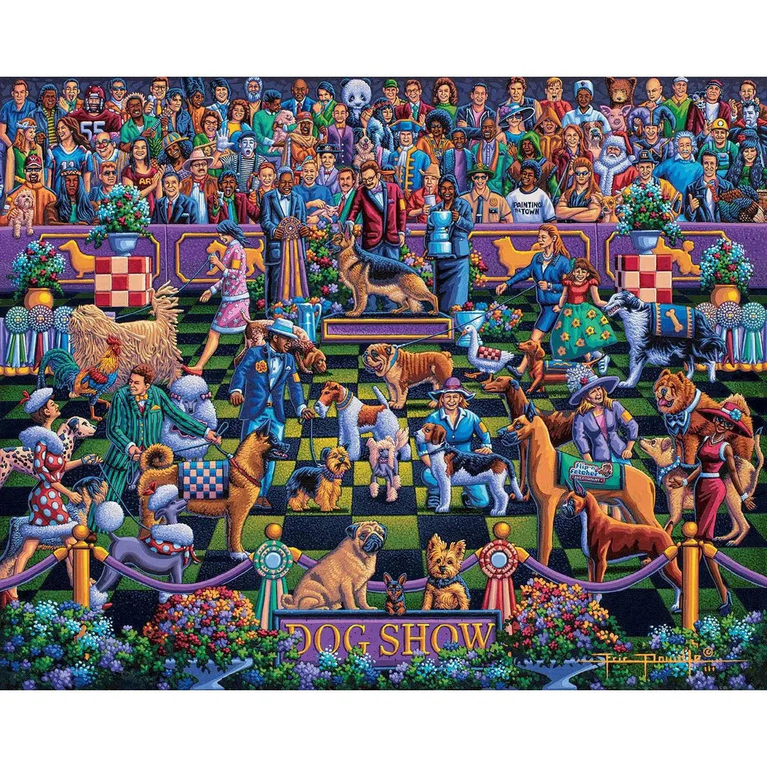 Dog Show 500 Piece Jigsaw Puzzle Dowdle