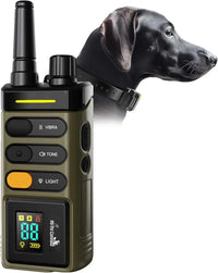 Dog Training Collar for up to 2 Dogs Remote Waterproof Rechargeable 1 Mile Range