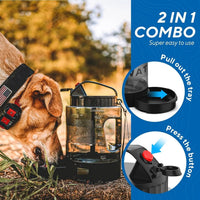 Dog Travel Water Bottle Portable Leak Proof Bowl Dispenser Large Dogs Hiking