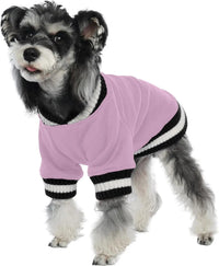 Dog Winter Fleece Pullover Sweater, Soft Warm Hoodie for Small to Medium Dogs