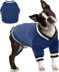 Dog Winter Fleece Pullover Sweater, Soft Warm Hoodie for Small to Medium Dogs