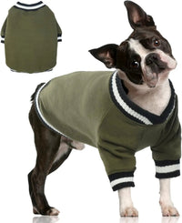 Dog Winter Fleece Pullover Sweater, Soft Warm Hoodie for Small to Medium Dogs