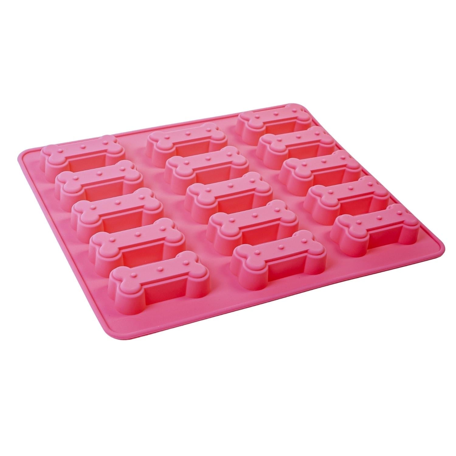 3-in-1 Dog Bone Silicone Treat Baking Tray for Healthy, Homemade Dog Treats and More - BIG FRENCHIES