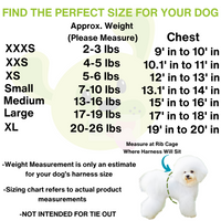 EcoBark Royal Blue Step In Dog Harness - Rapid Fastener Reflective Soft Mesh Vest Halter for XXXS to Small Dogs and Puppies - BIG FRENCHIES