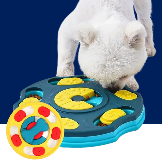 Dog Puzzle Slow Feeder Toy – Interactive Treat Dispenser for Mental Stimulation - BIG FRENCHIES