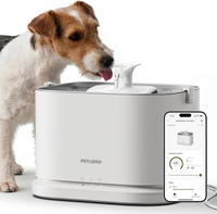 Dog Water Fountain Stainless Steel Smart App 3L Automatic Pet Fountain