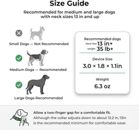Dog GPS Tracker No Subscription, 3-Mile Range, Virtual Fence & IP67