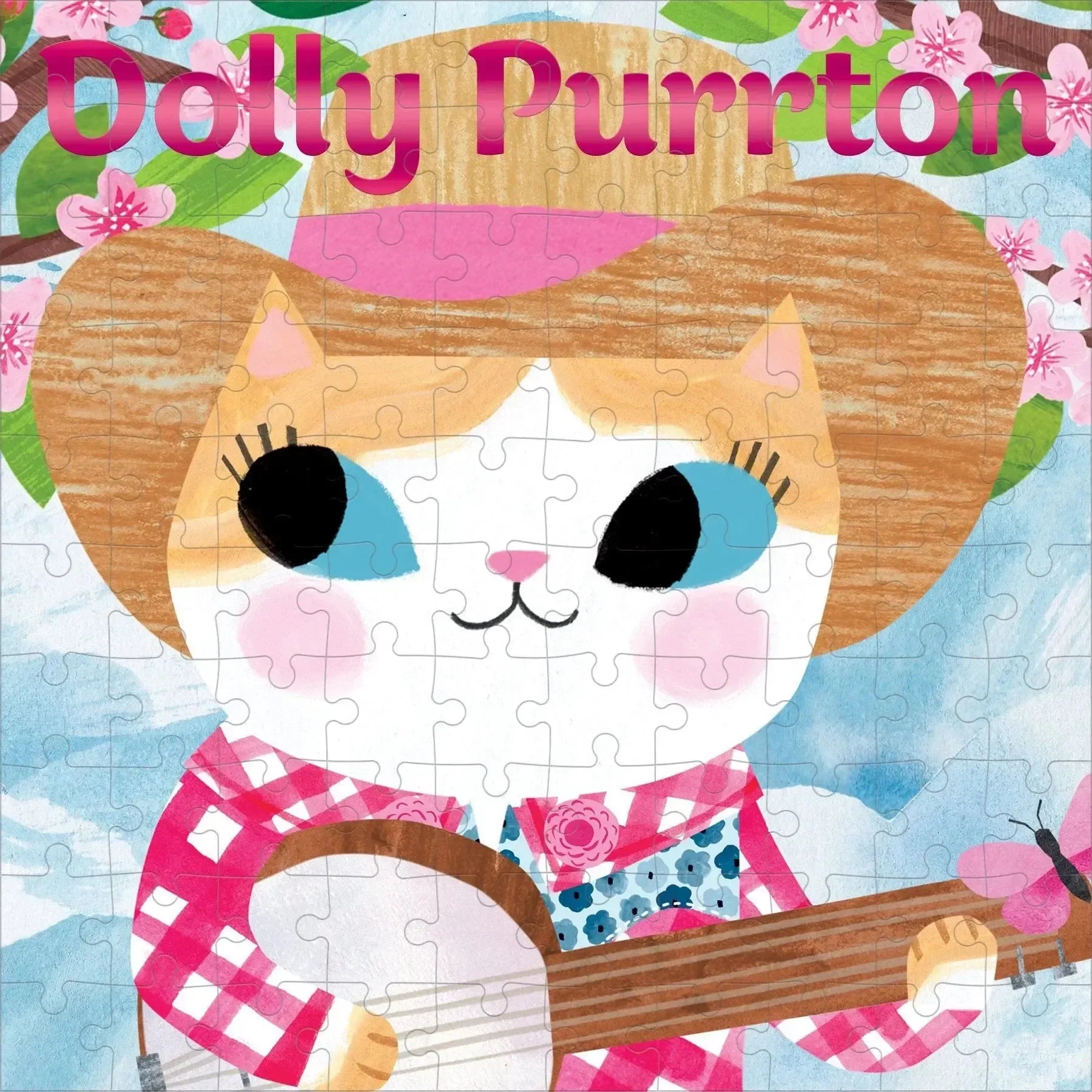 Dolly Purrton Music Cats 100 Piece Jigsaw Puzzle Mudpuppy - BIG FRENCHIES