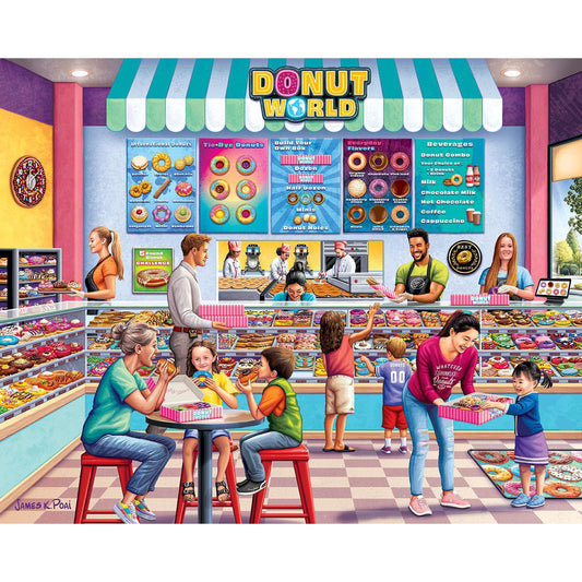 Donut Shop 500 Piece Jigsaw Puzzle Boardwalk - BIG FRENCHIES