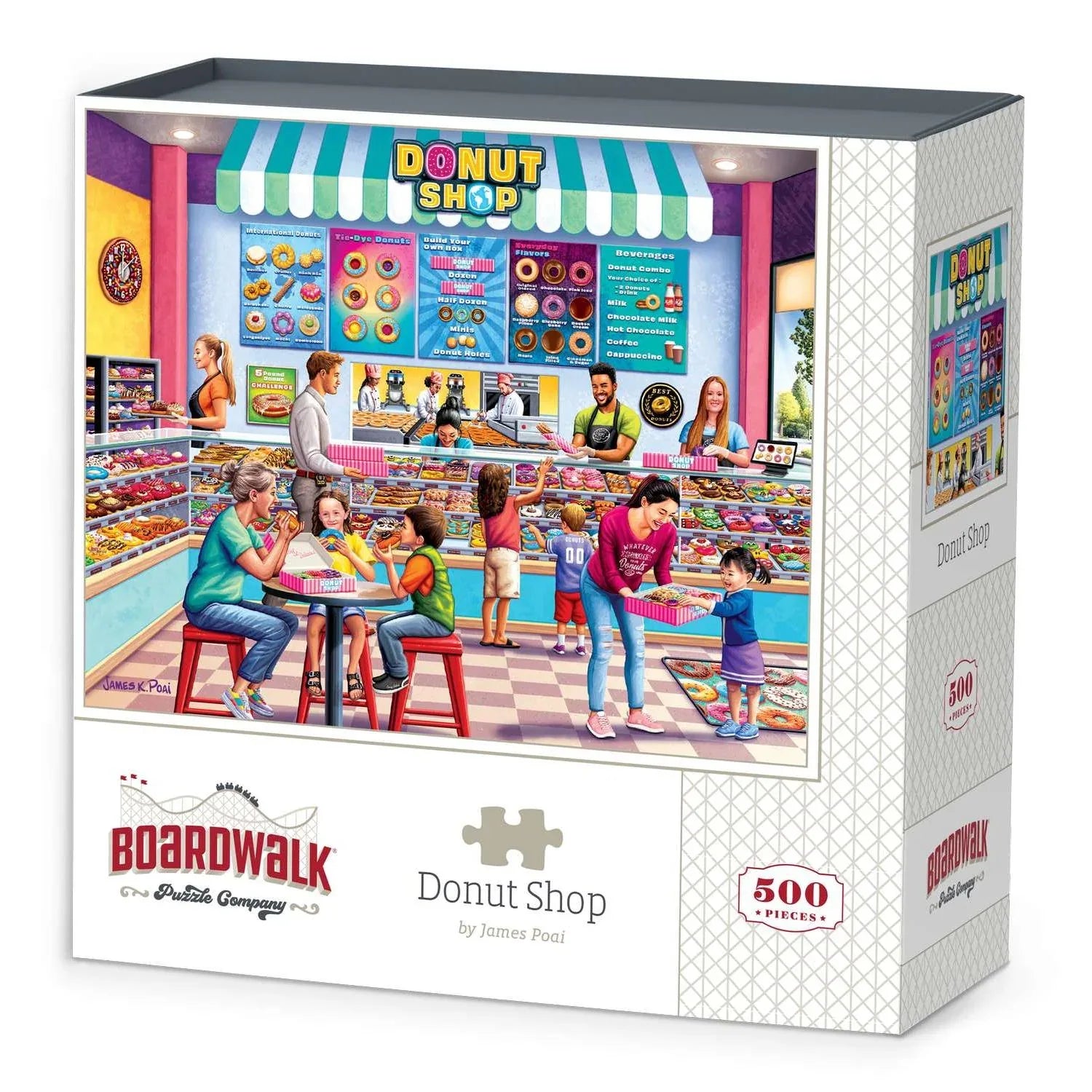 Donut Shop 500 Piece Jigsaw Puzzle Boardwalk - BIG FRENCHIES