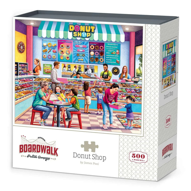 Donut Shop 500 Piece Jigsaw Puzzle Boardwalk - BIG FRENCHIES