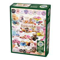 Donut Time 1000 Piece Jigsaw Puzzle Cobble Hill - BIG FRENCHIES