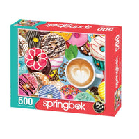 Donuts n' Coffee 500 Piece Jigsaw Puzzle Springbok