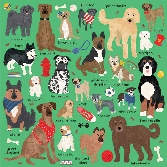 Doodle Dogs & Other Mixed Breeds 500 Piece Jigsaw Puzzle Mudpuppy
