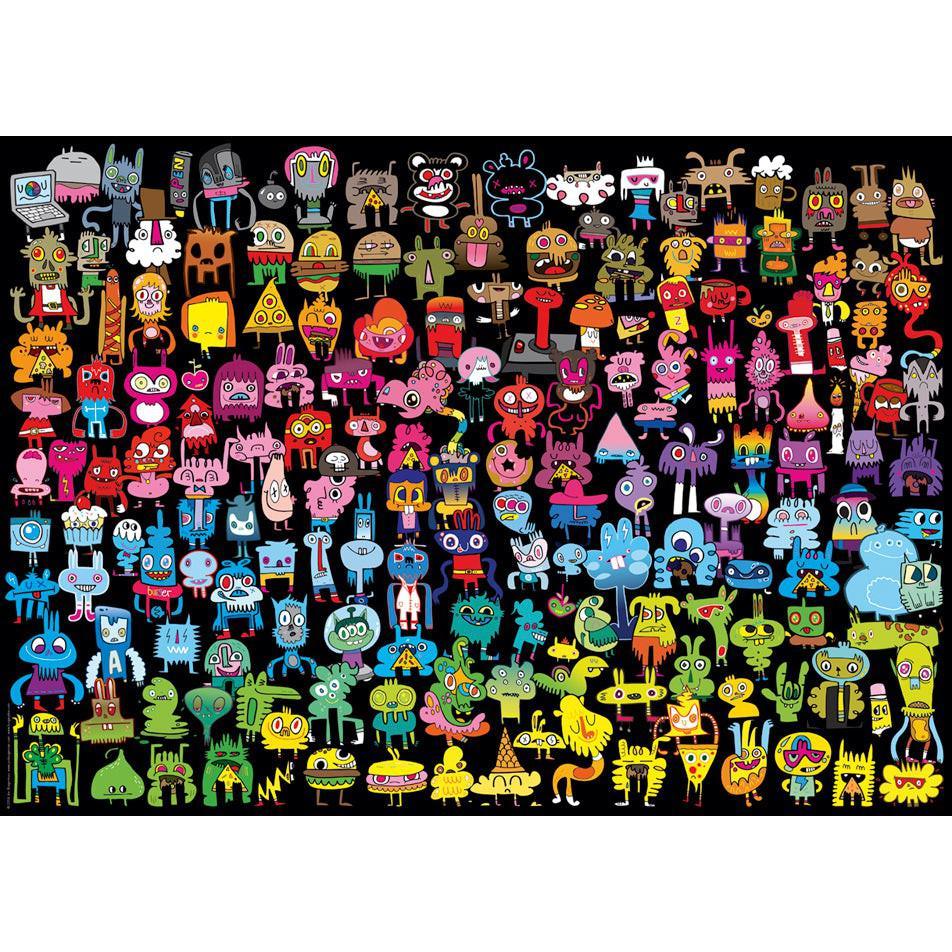 Doodle Rainbow Burgerman 1000 Piece Jigsaw Puzzle Heye - BIG FRENCHIES