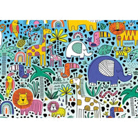 Doodle Safari 1000 Piece Jigsaw Puzzle Enjoy