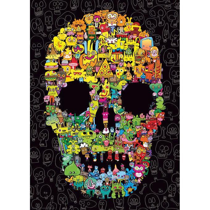 Doodle Skull Burgerman 1000 Piece Jigsaw Puzzle Heye - BIG FRENCHIES