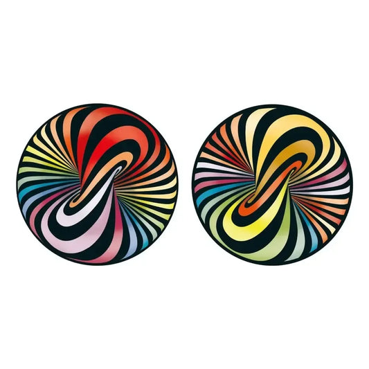 Double Lolly 88 Wood Piece Double-Sided Round Jigsaw Puzzle Curiosi - BIG FRENCHIES