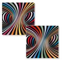 Double Q Candy 123 Wood Piece Double-Sided Jigsaw Puzzle Curiosi