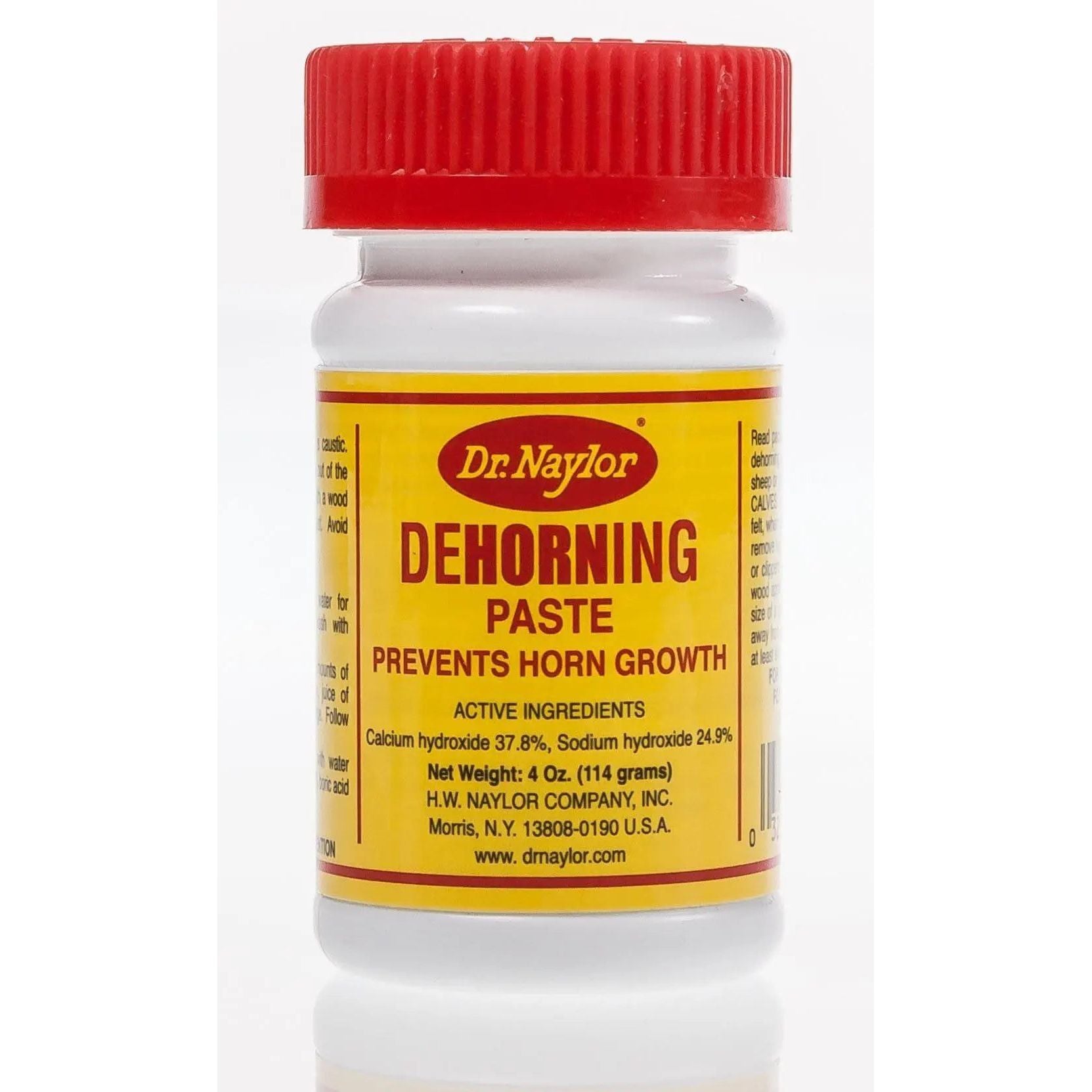 Dr. Naylor Dehorning Paste Prevents Horns Growth Cattle Goat Sheep 4 oz.