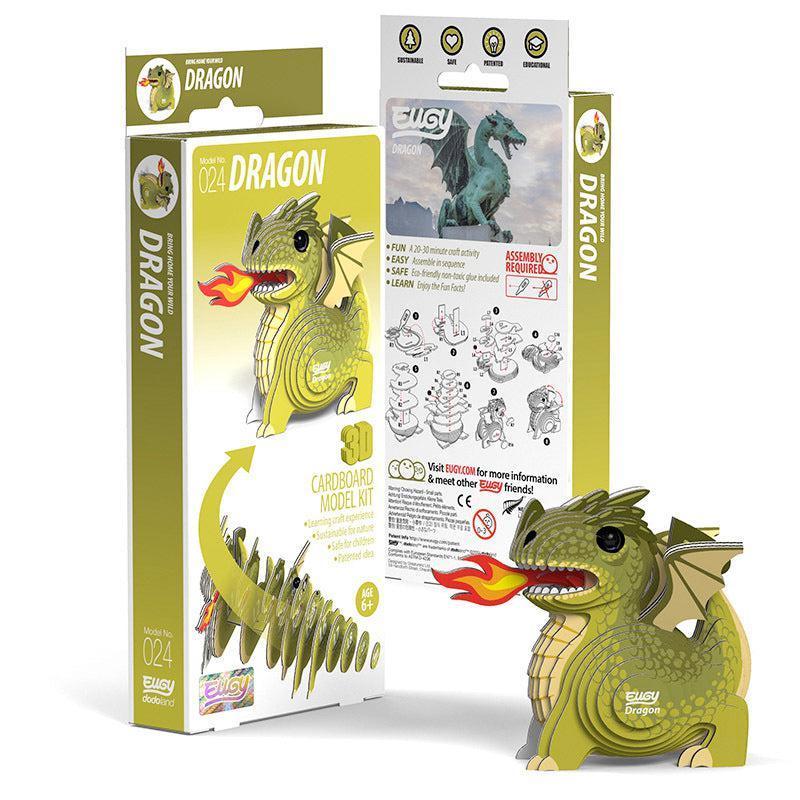 Dragon 3D Cardboard Model Kit Eugy - BIG FRENCHIES