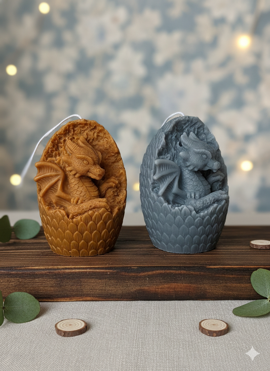 Dragon's Egg Candle - Enchanting Handmade Soy Wax Candle