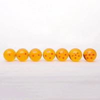 Dragon Ball 7 Pcs Set Crystal Balls Action Figure Toys Summon Shenron Wishing Balls 3.5 CM