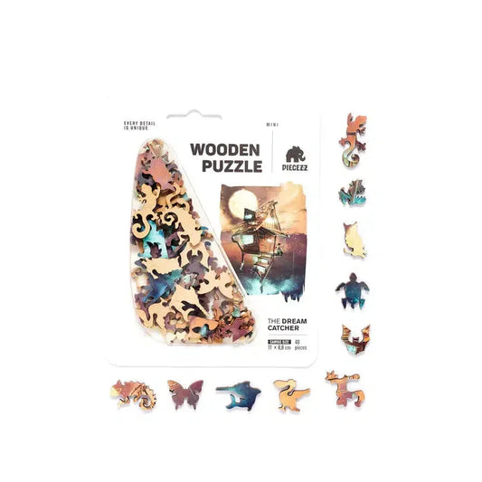 Dream Catcher 40 Piece Mini Wooden Jigsaw Puzzle Geek Toys - BIG FRENCHIES