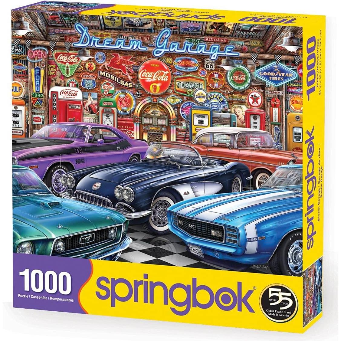 Dream Garage 1000 Piece Jigsaw Puzzle Springbok