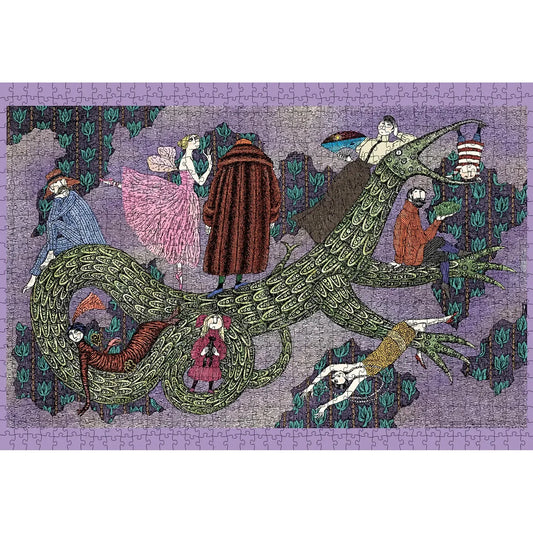 Drop Curtain 1000 Piece Jigsaw Puzzle Pomegranate - BIG FRENCHIES