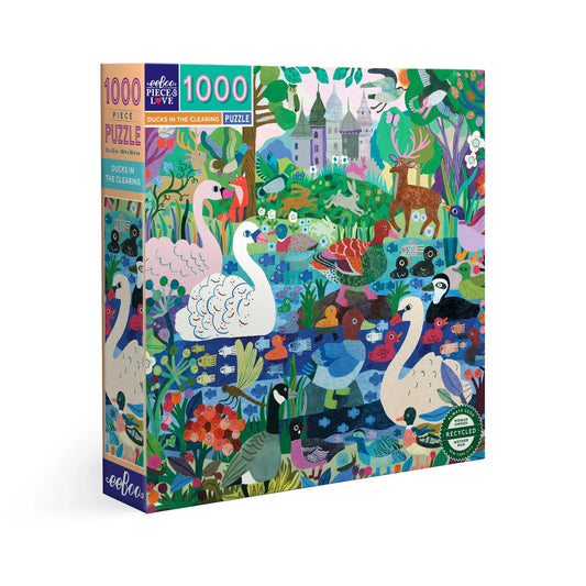Ducks in the Clearing 1000 Piece Jigsaw Puzzle eeBoo - BIG FRENCHIES