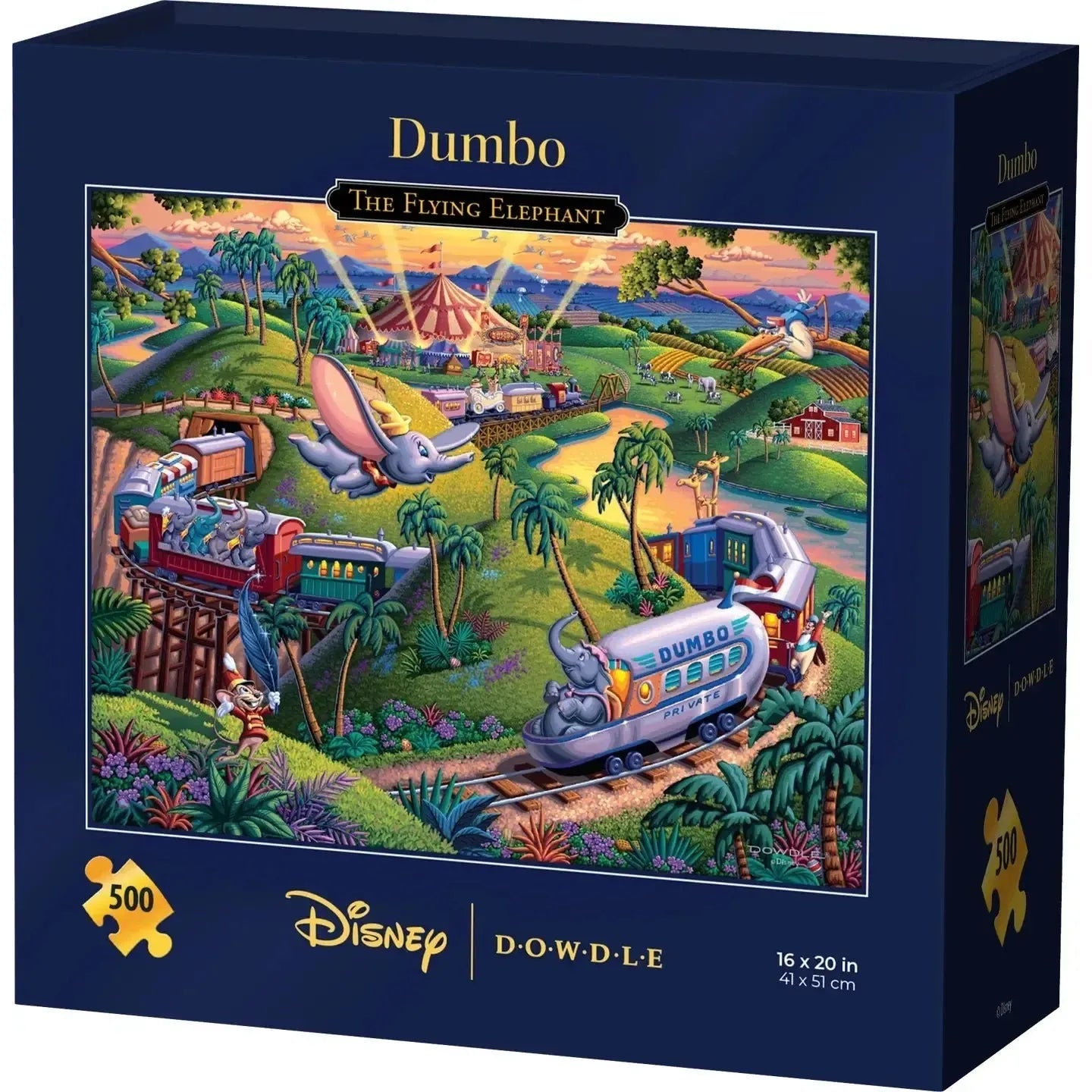 Dumbo The Flying Elephant 500 Piece Jigsaw Puzzle Disney x Dowdle