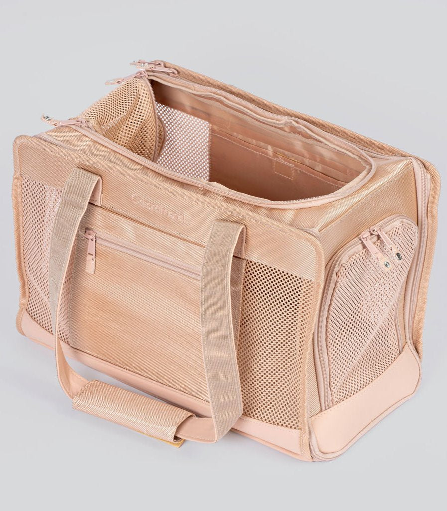 Beige Pet Travel Carrier - BIG FRENCHIES