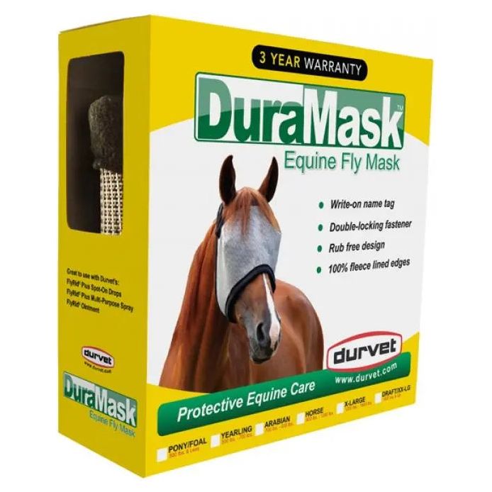 Horse Duramask Fly Mask Protective Equine Care Open Ears