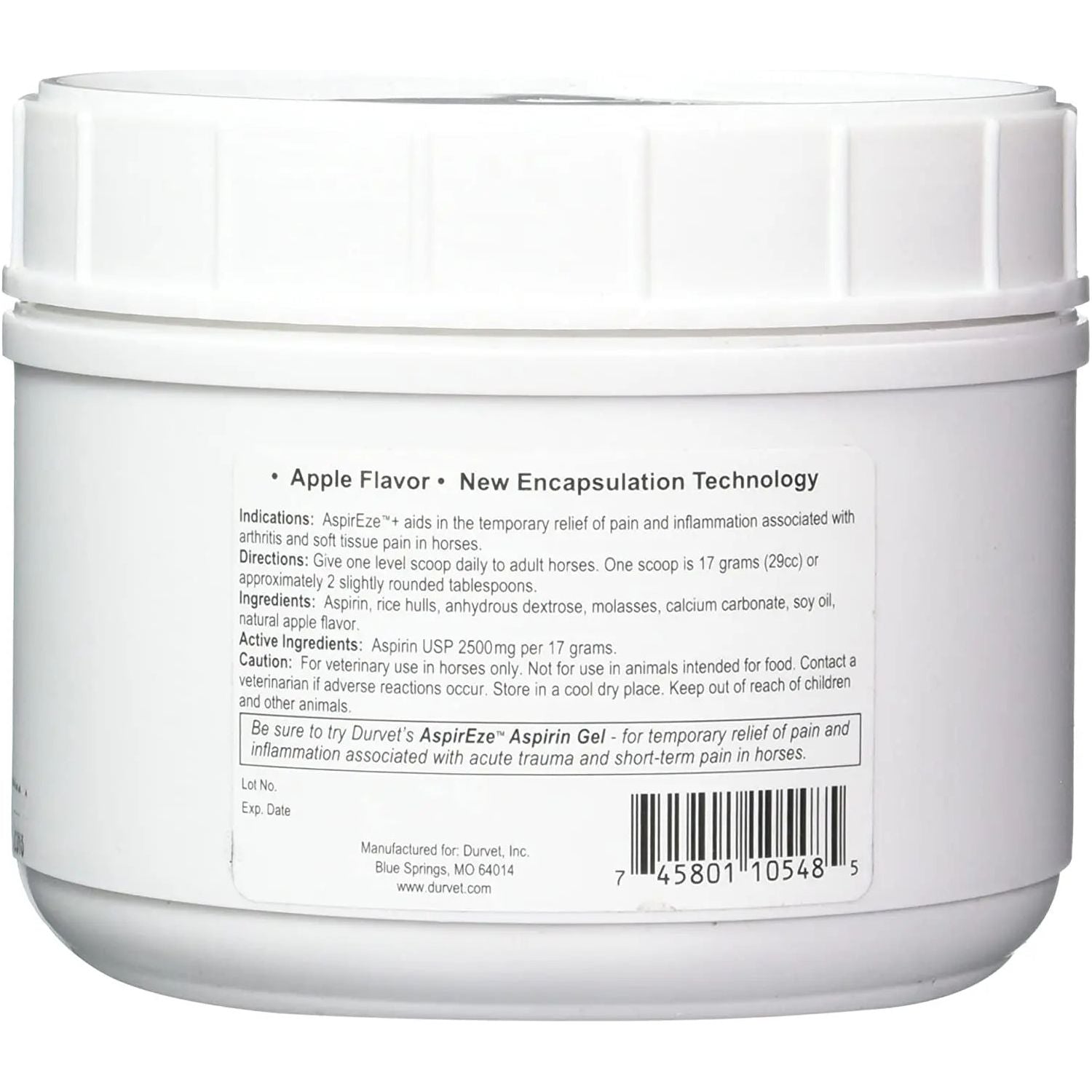 Durvet Aspir-Eze Plus Aspirin-Granules 1.04 lb.