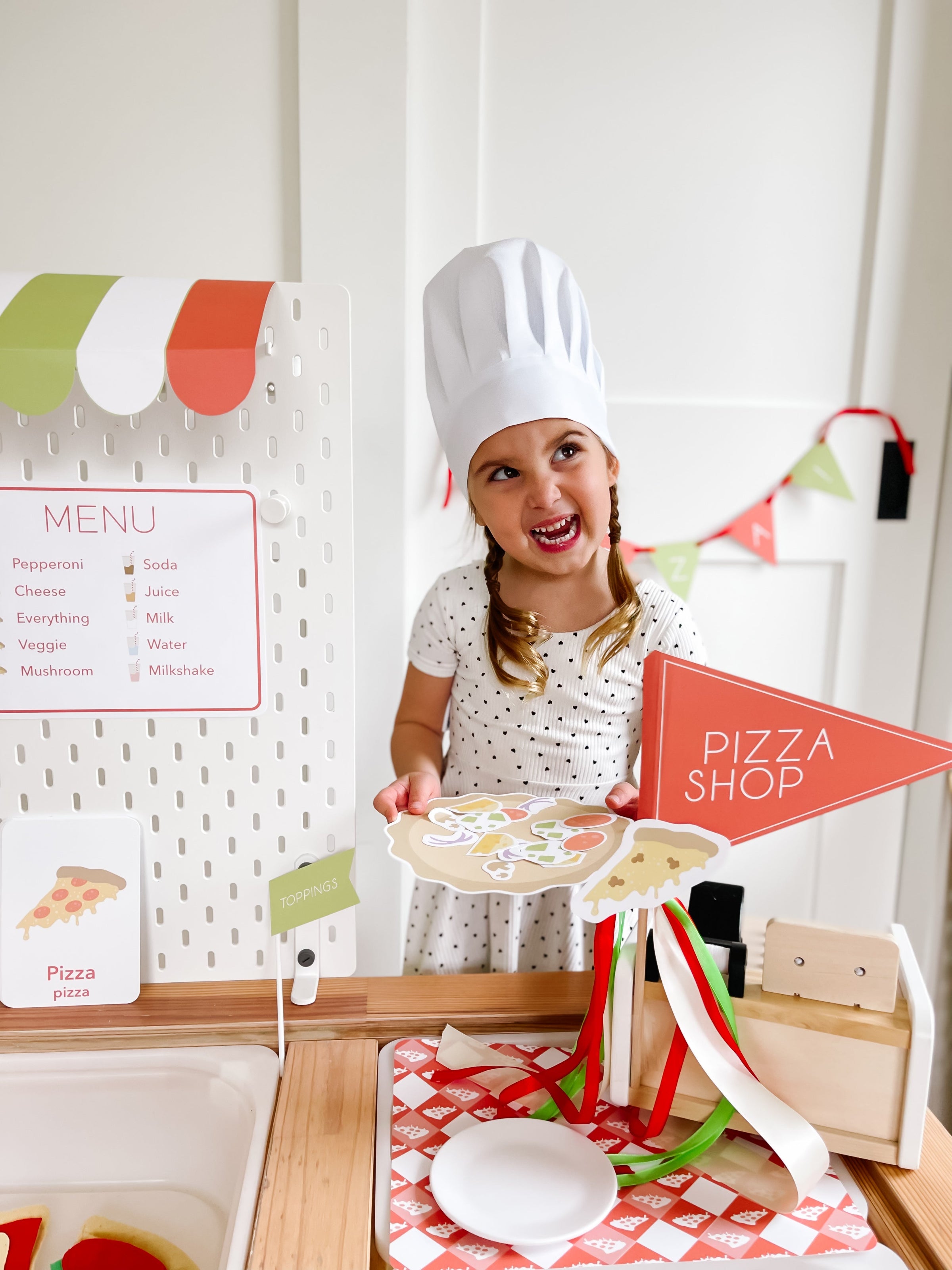 Pizza Shop Printable Dramatic Play Kit